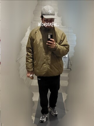 サーマルジャケット XXL ベージュ taka1010🌈｜古着のミリタリージャケットを使ったコーディネート - WEAR