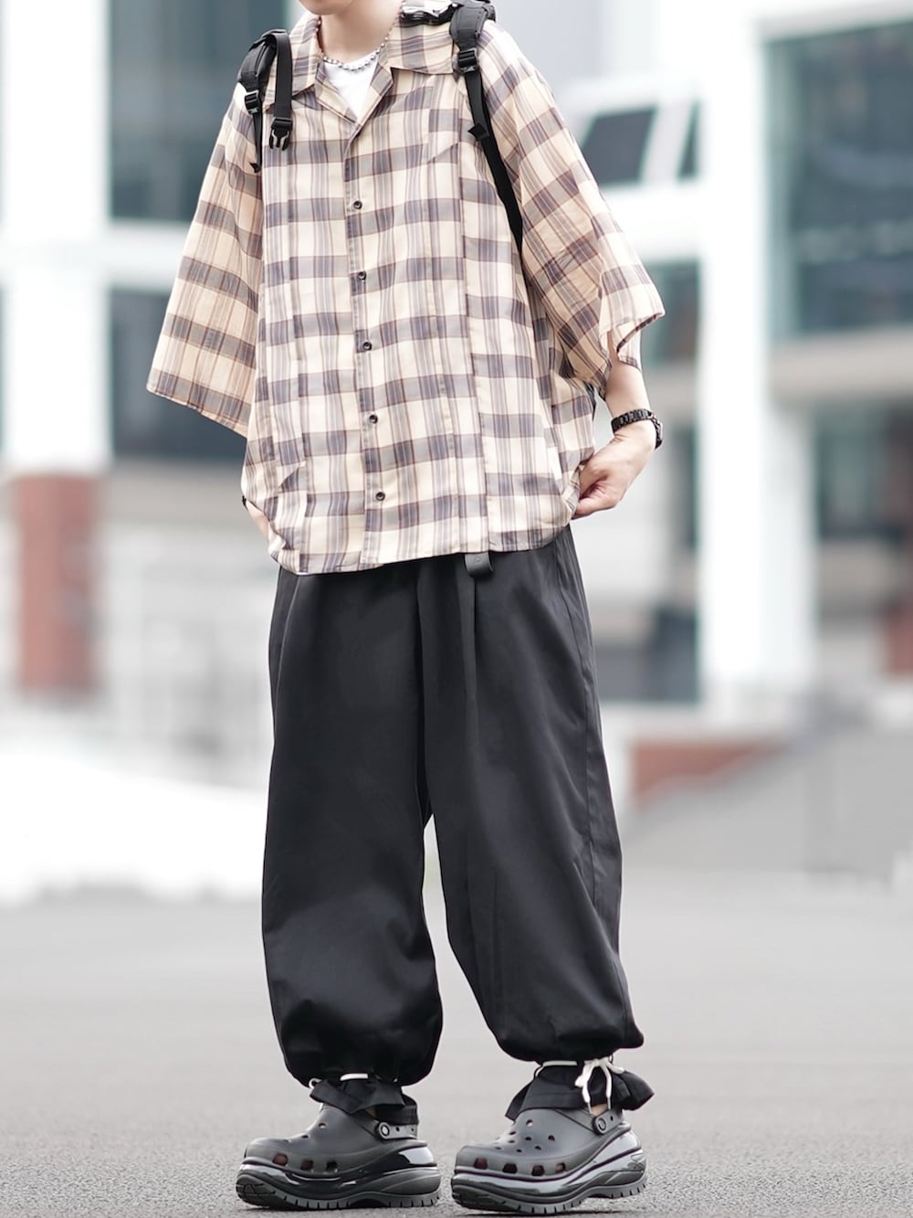 【my beautiful landlet】2024SS シアーシャツ my beautiful landlet】2024SS シアーシャツ