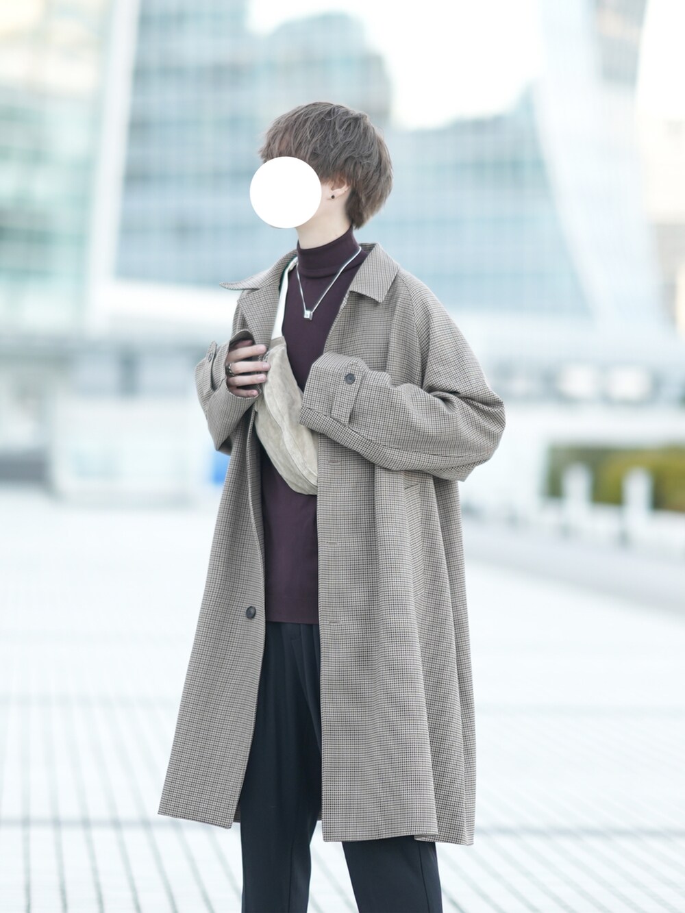 とっしー｜GUのステンカラーコートを使ったコーディネート - WEAR