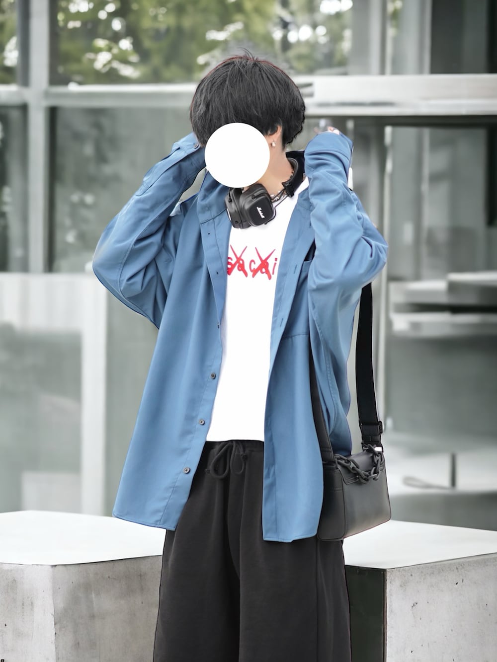 とっしーさんの「Dolman Shirt Hoodie - ドルマンシャツフーディー（DOOPZ）」を使ったコーディネートの2枚目の写真