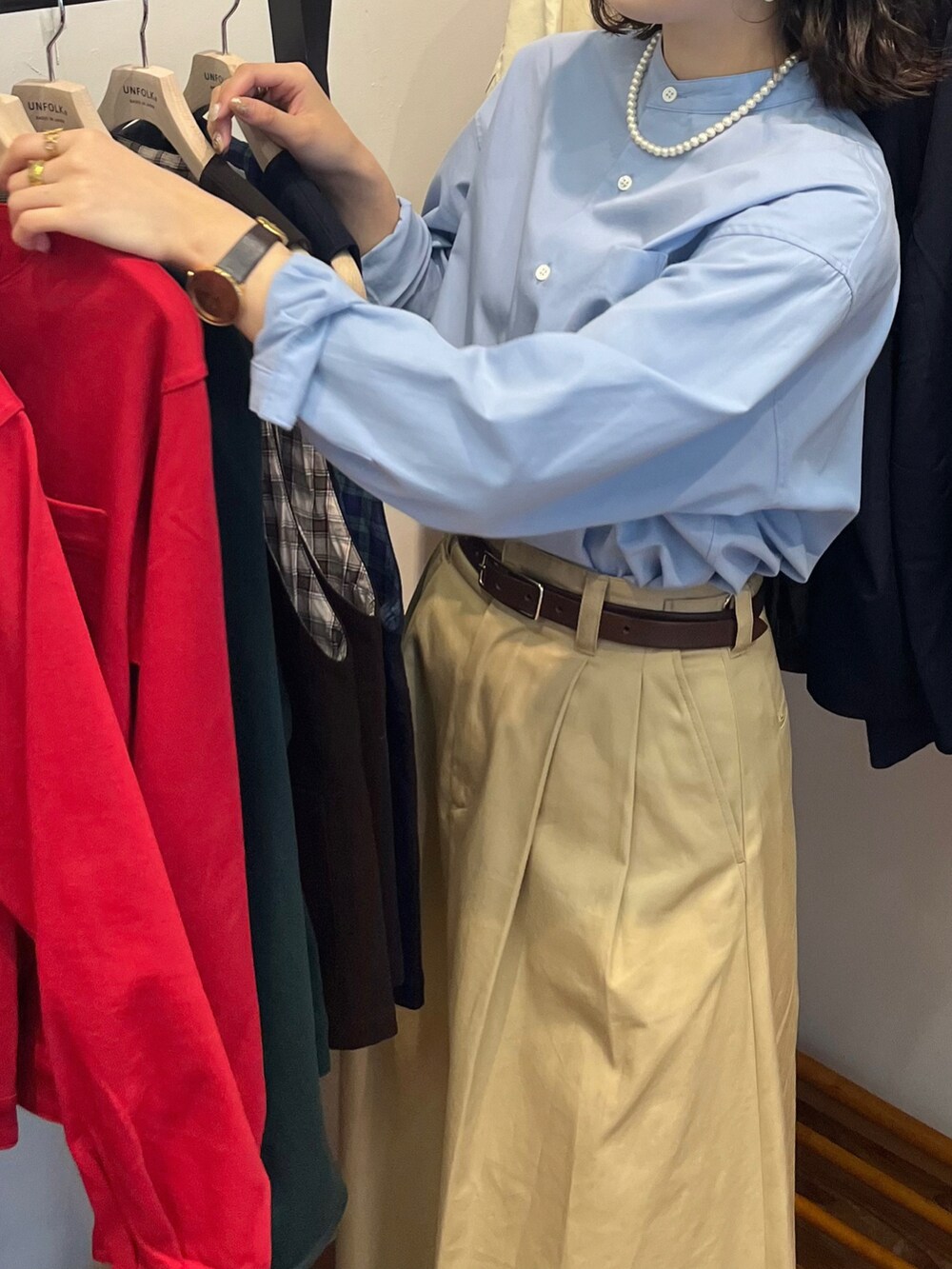 おはな｜UNFOLKのスカートを使ったコーディネート - WEAR