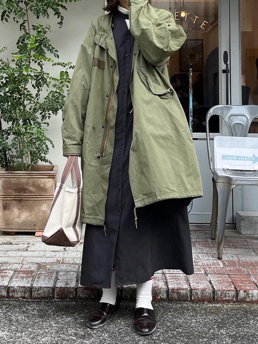 おはな｜FREAK'S STOREのモッズコートを使ったコーディネート - WEAR