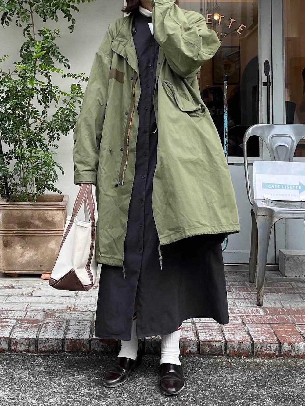 おはな｜FREAK'S STOREのモッズコートを使ったコーディネート - WEAR