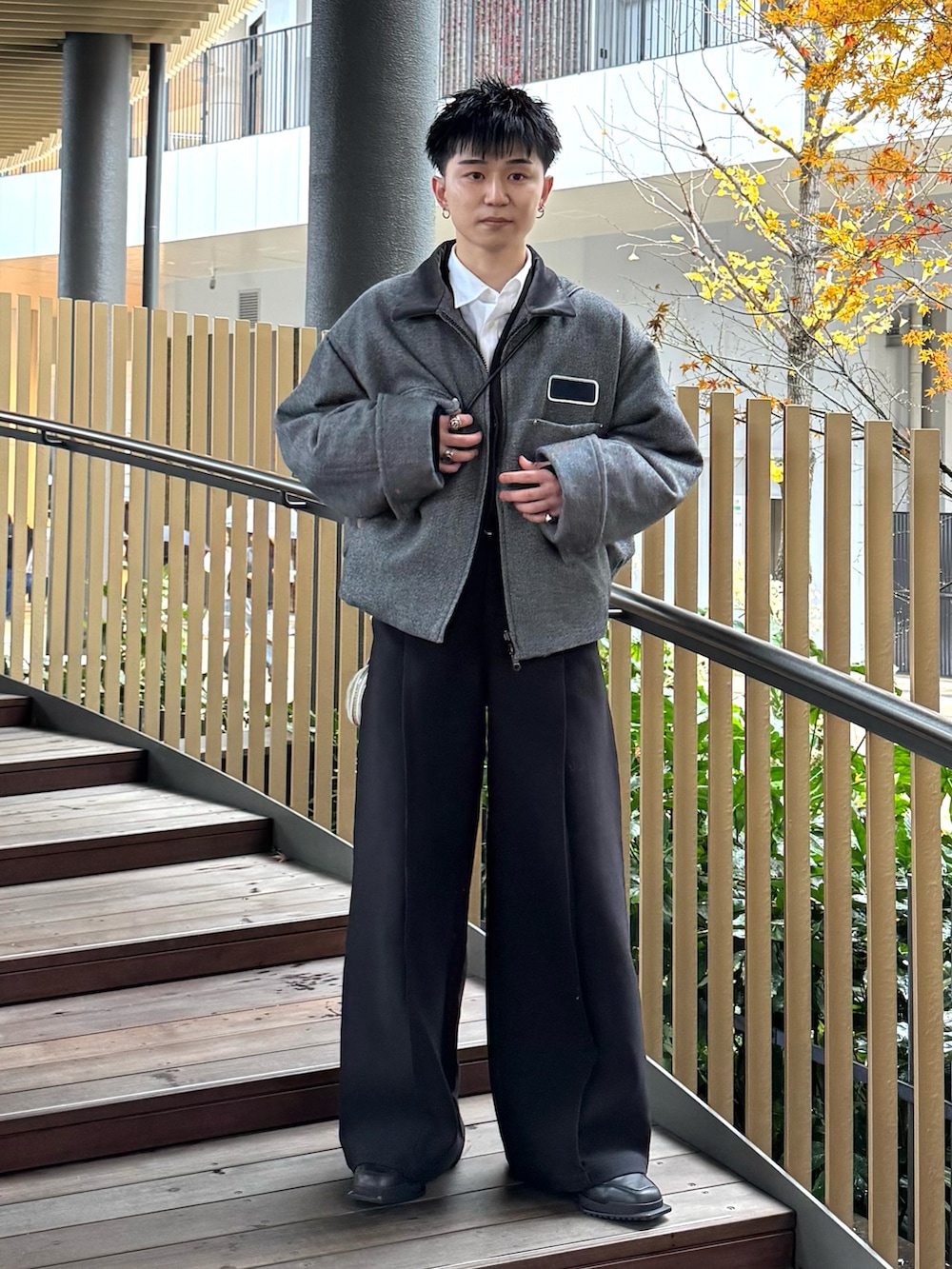 Fax Copy Expressのスラックスを使った人気ファッションコーディネート