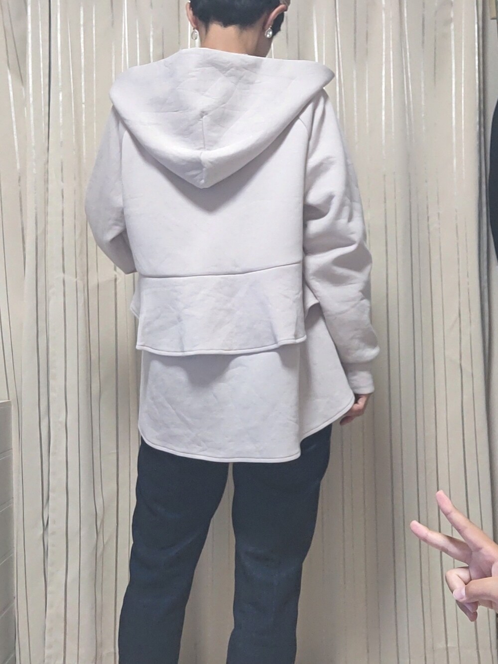 「ハグフェス、親子、きれいめカジュアル、Tシャツ、パーカー、フリル、カチューシャ、キッズコーデ」｜「ぴよ🐣のアイテム（フィギュア、イエロー系）」を使った、kaoru0922さん（レディース・156cm）の春コーディネートの3枚目の写真