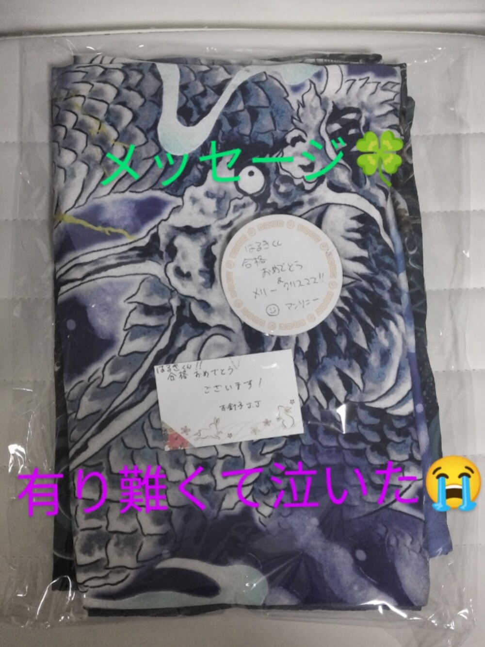 ブルー系のネックウォーマー/スヌードを着用したレディースの冬コーディネートの3枚目の写真