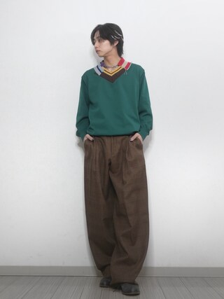 kolor カラー 22SS コントラスト セーターtakato着用 kolor カラー 22SS コントラスト セーターtakato着用