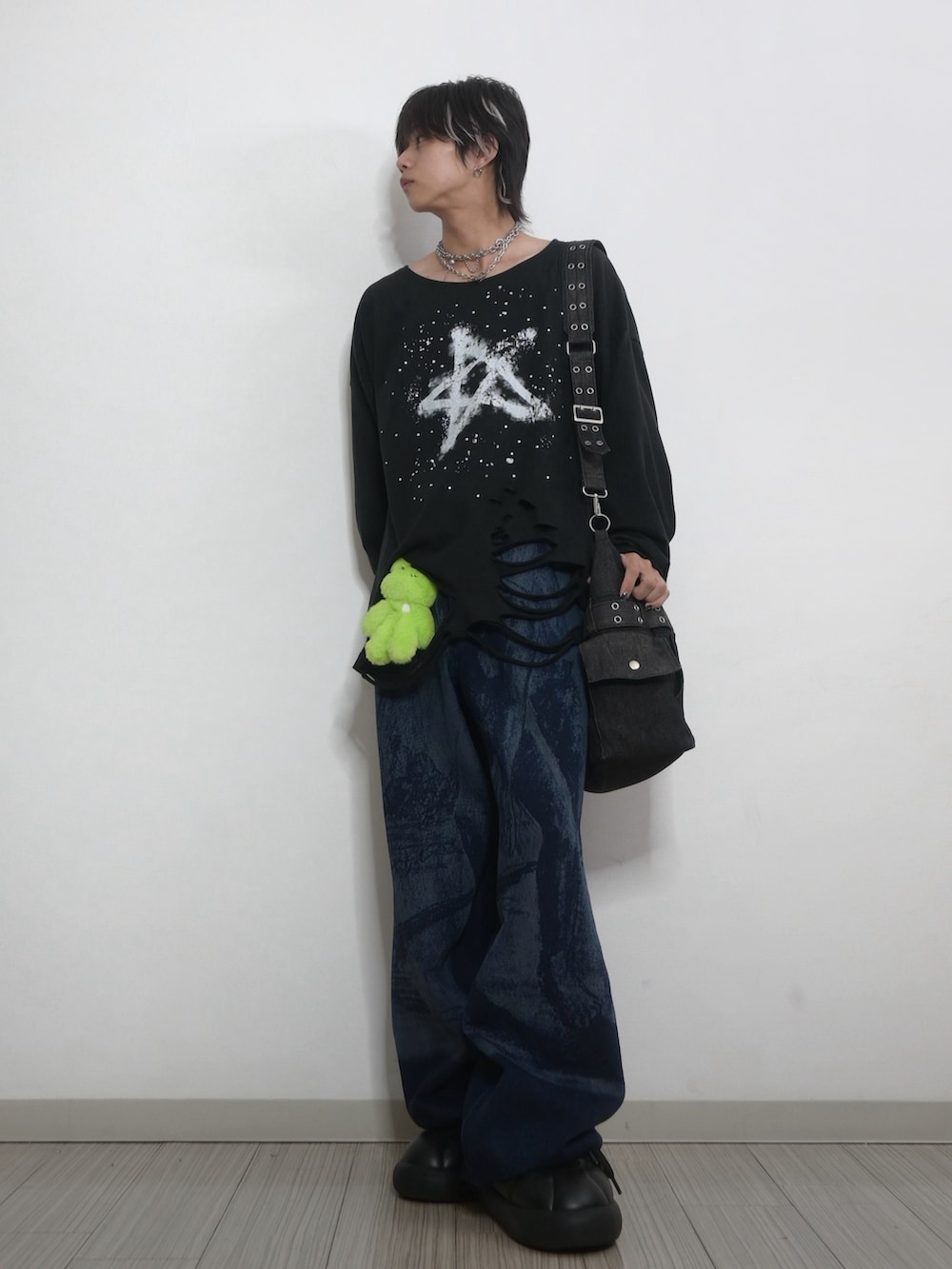 【新品未使用品】GRANCY グランシー デニムバッグ ショルダーバッグ GRANCY（グランシー）の「【GRANCY】DenimpantsStyle