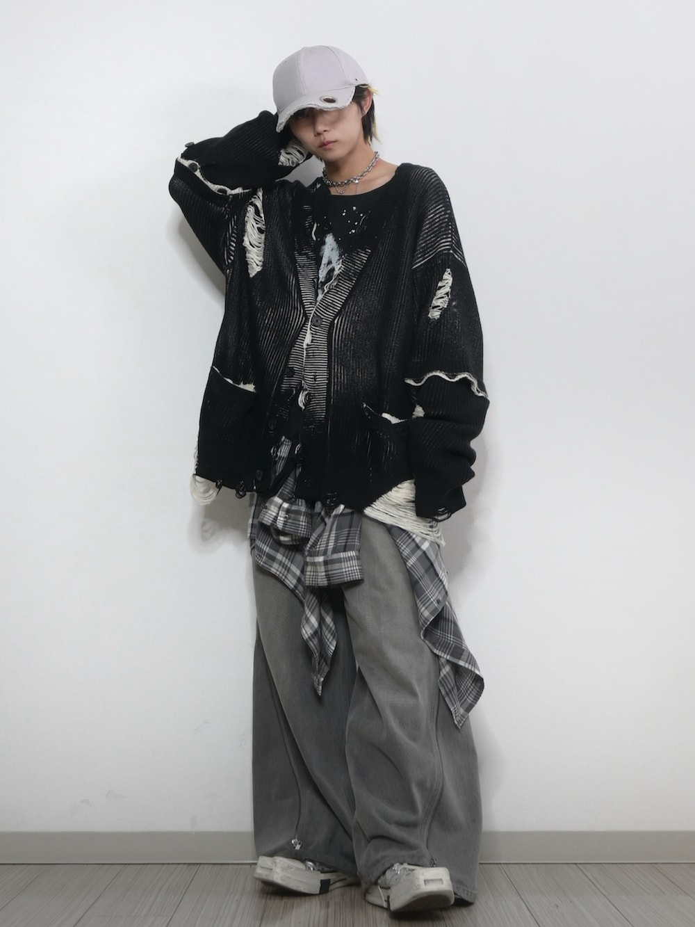 GRANCY DamageCap ライトグレー takato着用