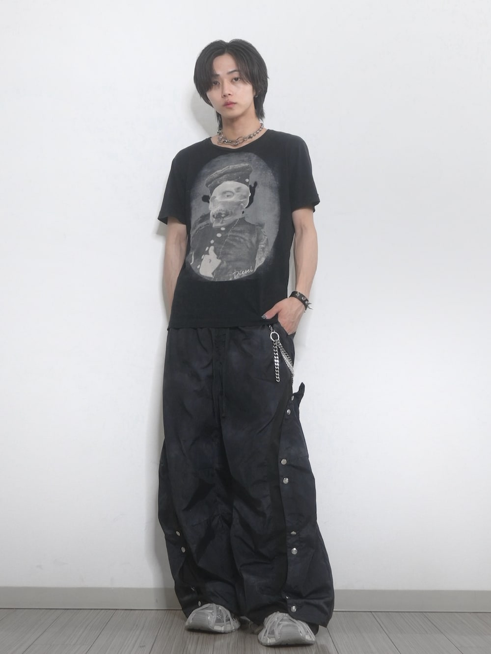 【takato着用】DIESEL ディーゼル ドクロ Tシャツ takato着用】DIESEL ディーゼル ドクロ Tシャツ - メルカリ