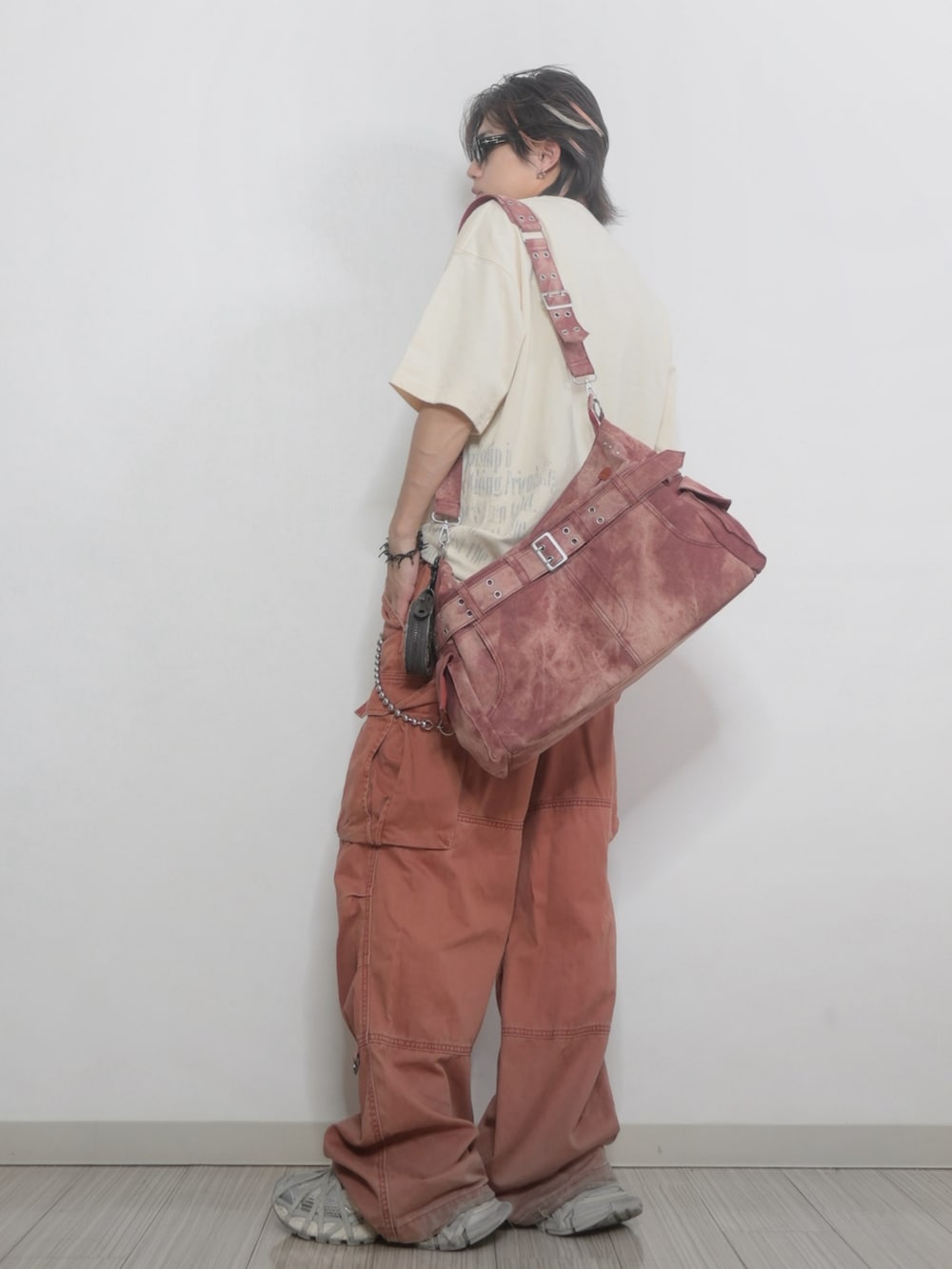 オレンジ カーゴパンツ maison prince TAKATO｜maison princeのカーゴパンツを使ったコーディネート - WEAR