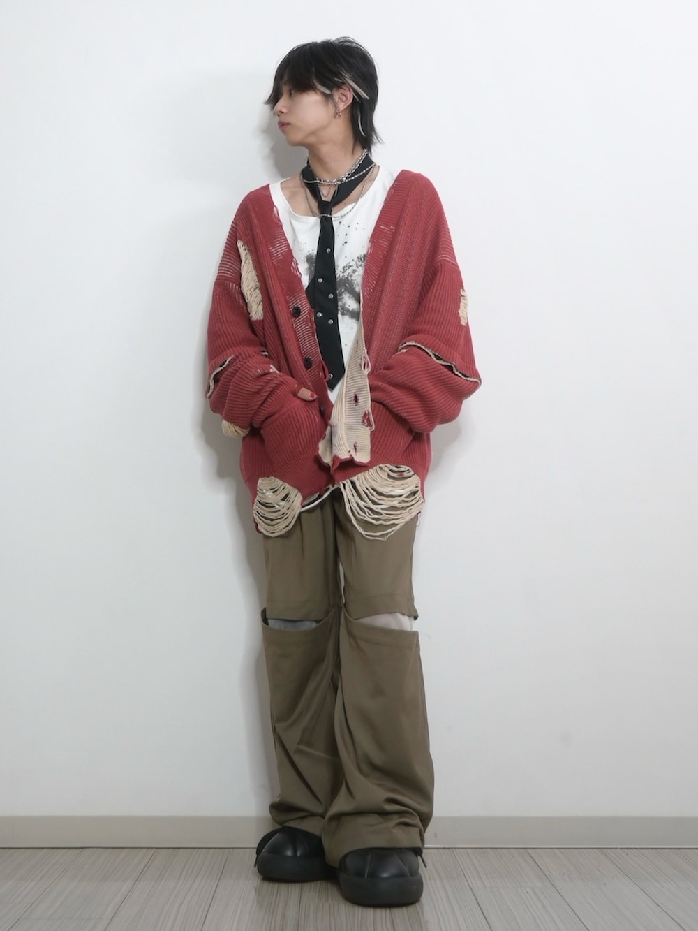 GRANCY カーディガン Mサイズ GRANCY（グランシー）の「【GRANCY】DestructionDesign