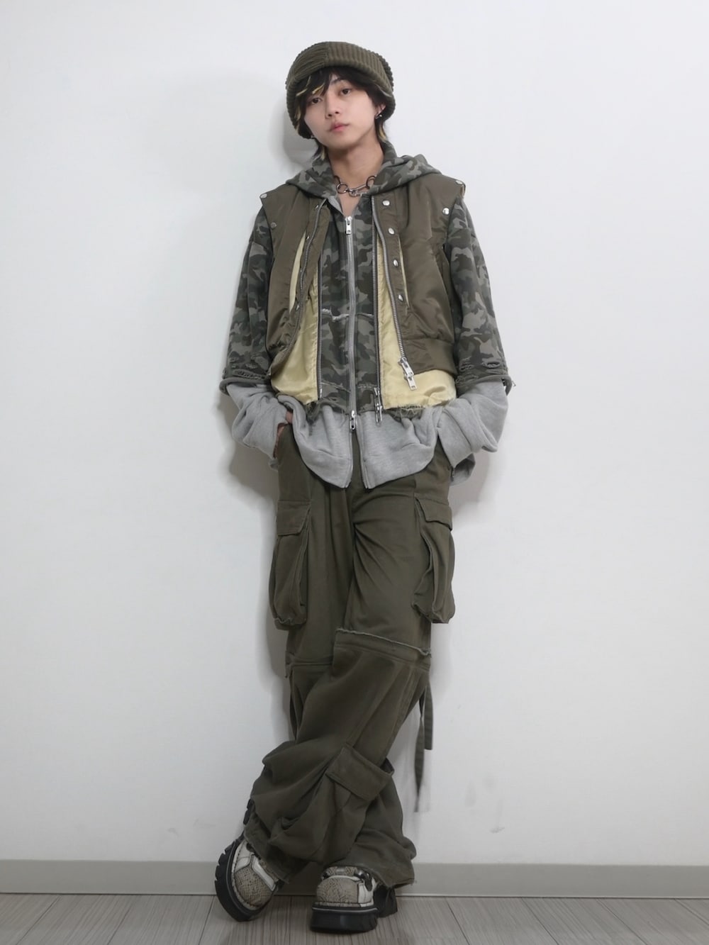  TAKATOさんの「【GRANCY】Volume LayeredDesign MA-1 / ボリュームレイヤードデザインMA-1（GRANCY）」を使ったコーディネートの3枚目の写真