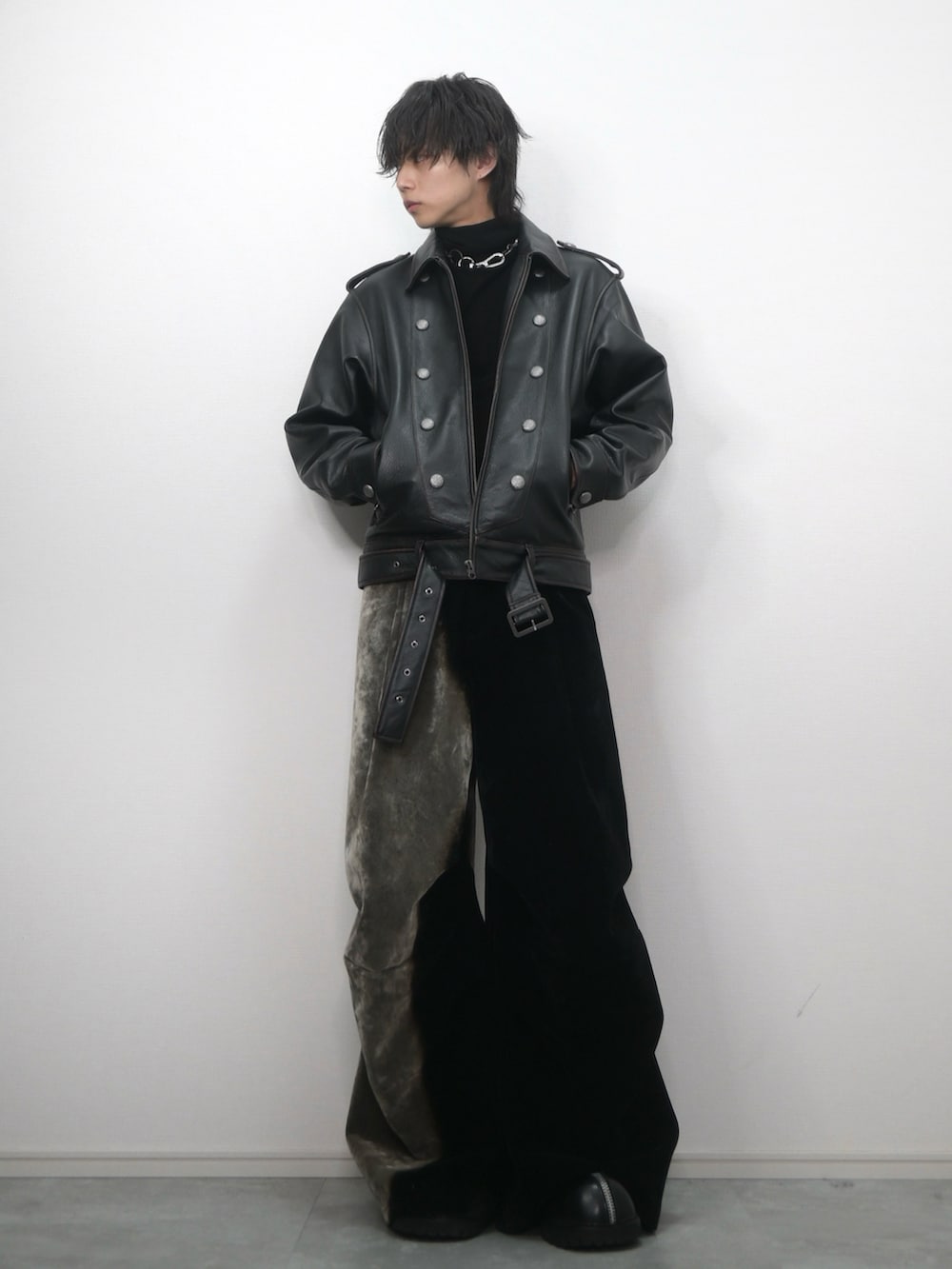 GRANCY】Napoleon Leather Blouson / ナポレオンレザーブルゾンを使っ