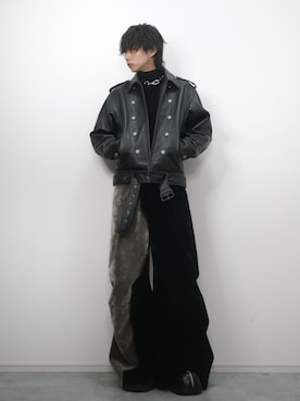 GRANCY】Napoleon Leather Blouson / ナポレオンレザーブルゾンを使っ