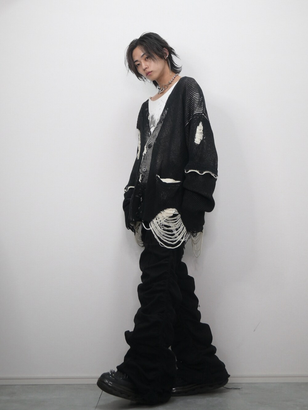 DAIRIKU 七分袖カットソー Takato着用 Grancy TAKATO｜GRANCYのTシャツ/カットソーを使ったコーディネート - WEAR