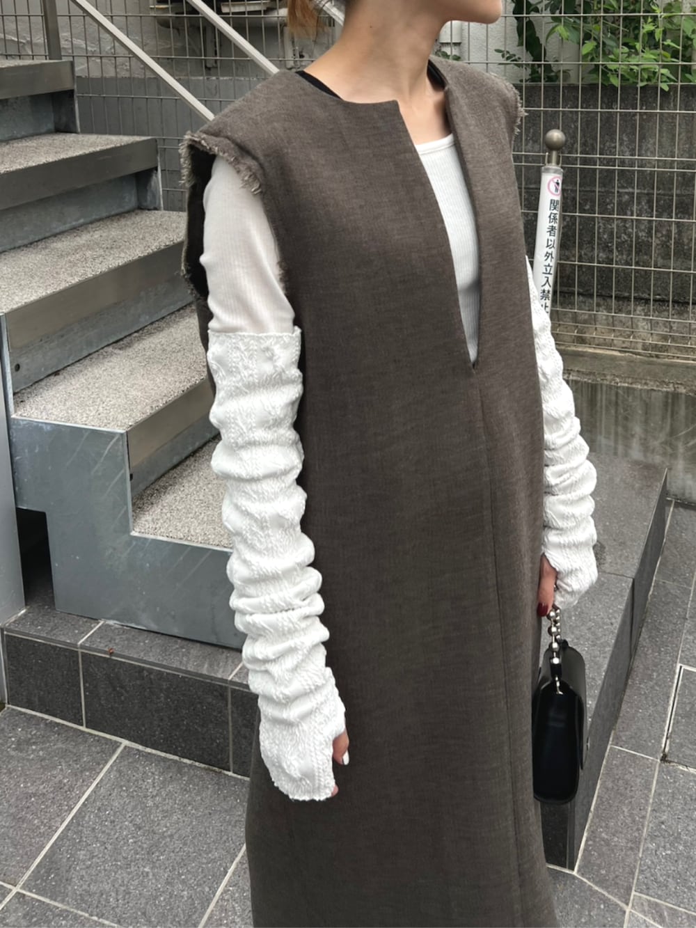 TODAYFUL/トゥデイフル】ダブルタックキーネックドレス TODAYFUL