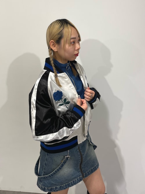 ジュエティ jouetie ローズエンブロイダリースカジャン【別注