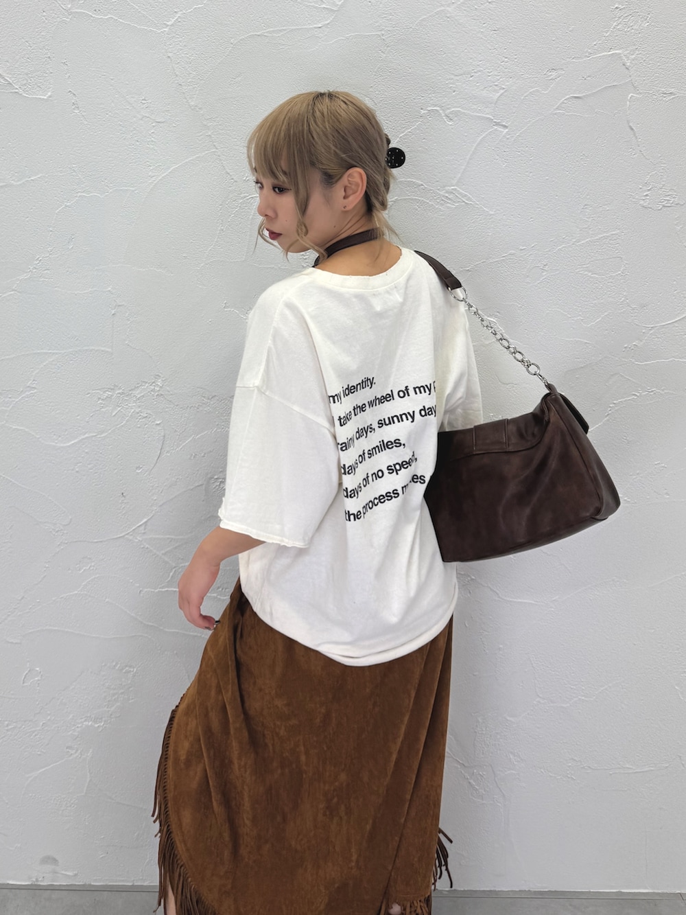 ERIKOさんの「【KevinCummins×jouetie】BIGフォトTシャツ（jouetie）」を使ったコーディネートの6枚目の写真