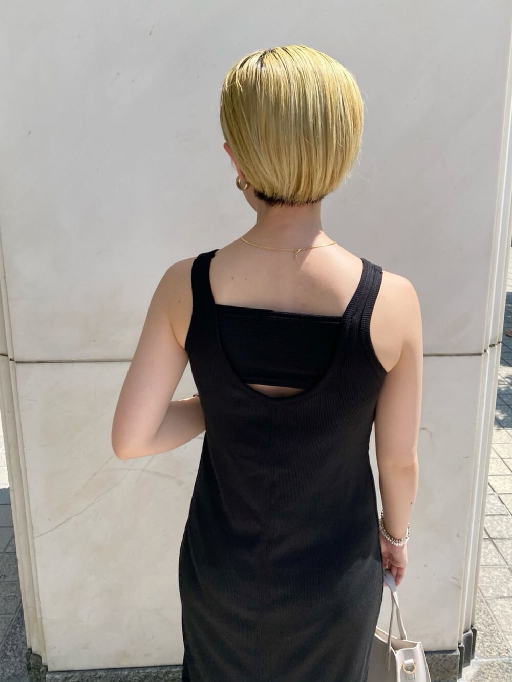 「休日スタイル、お出かけコーデ、大人カジュアル、秋カラー、今日のコーデ、きれいめコーディネート、ジレ、骨格ウェーブ、秋のコーデ、モード、秋冬コーデ、モノトーンコーデ、Ray Cassin」｜「RAY CASSINのリネンライクパネルダブルジレ（ジャケット/アウター、その他）」を使った、nimoさん（レディース・155cm）の秋コーディネートの5枚目の写真