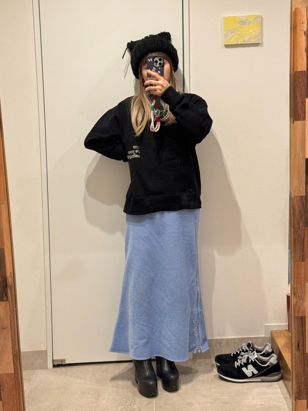 【FUMIE TANAKA】ビーニー フミエタナカ ニット帽 FUMIE=TANAKA / ear cover knit cap
