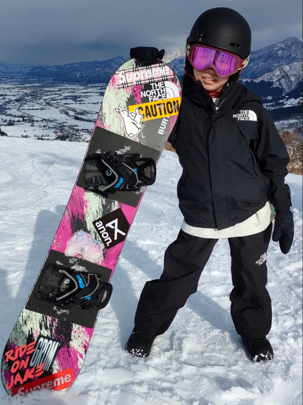 ノースフェイススノーボード登山マウンテンパーカー