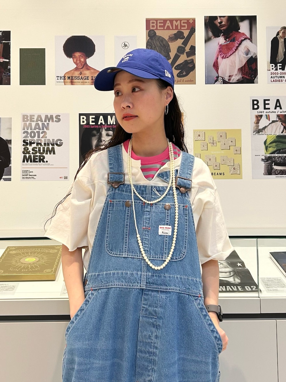 黒田 彩乃(BEAMS WOMEN)｜BEAMS BOYのサロペット/オーバーオールを使っ