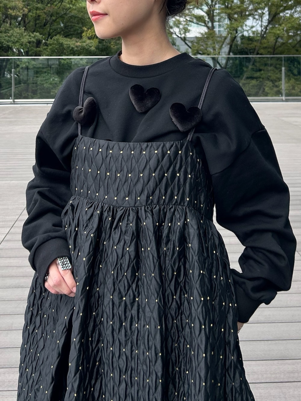 通販 carolina glaser / フラワー刺繍シアーワンピース CAROLINA