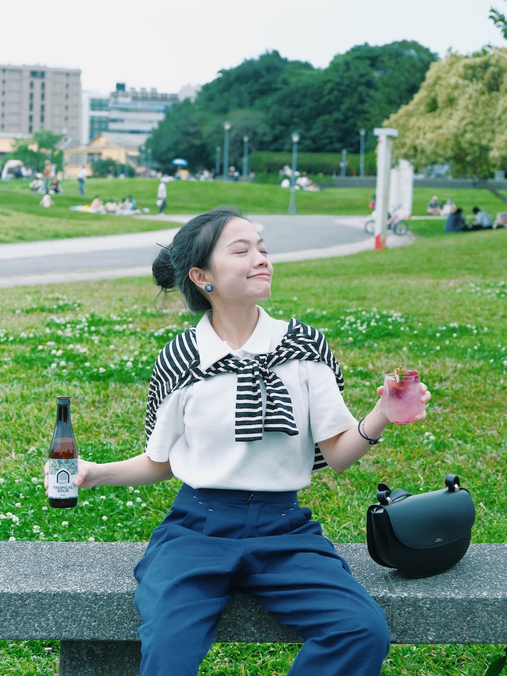 「ootd、春夏コーデ、2022ss、circlegugu、no.11、APC、NEWBALANCE、newbalance990、TAIPEI、Taiwan」｜「circleguguのアイテム（その他アウター、ブラック系）」を使った、A-Hu 虎さん（レディース・153cm）の春コーディネートの2枚目の写真