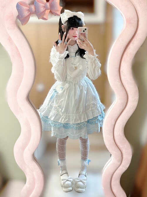 angelicpretty うさぎポケット エプロン Bunny-Chan Pocket JSK (2024) by Angelic Pretty