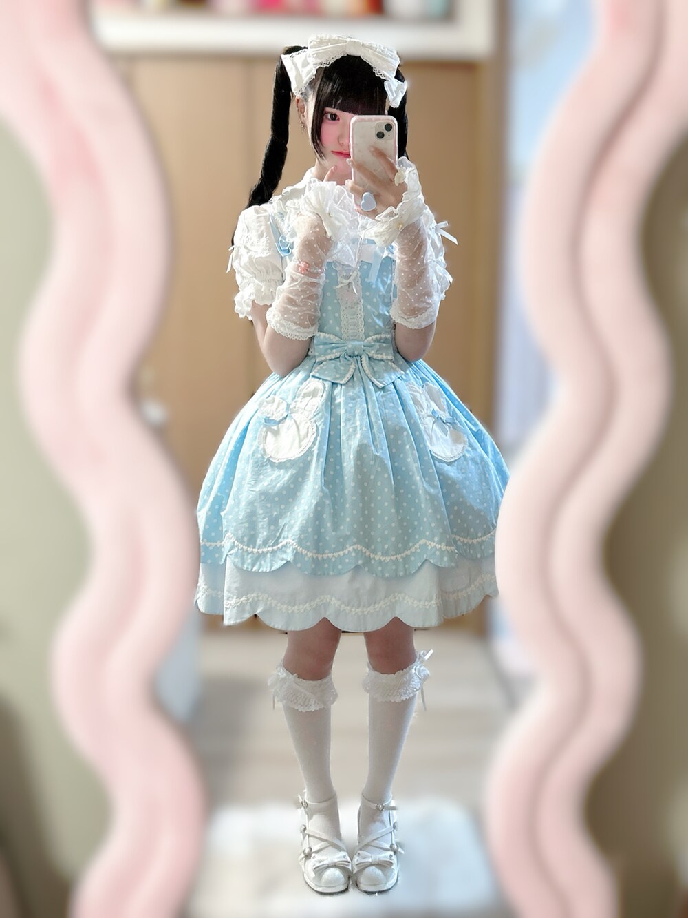 Angelic Pretty ブルー系 ジャンパースカート