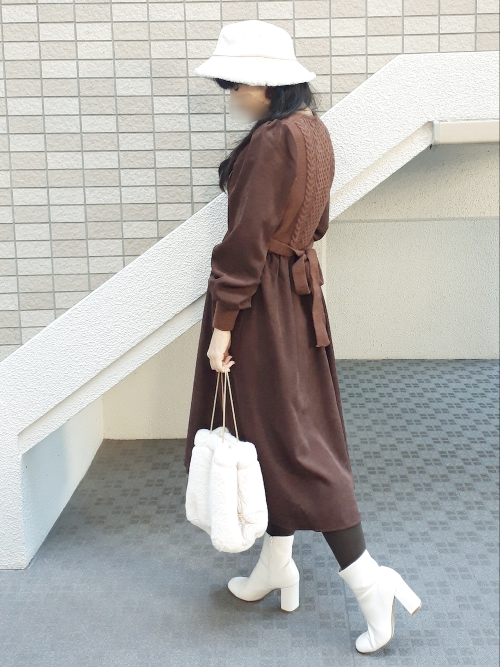 CORNERS（コーナーズ）の「【Lots of Love】長袖ワンピース 