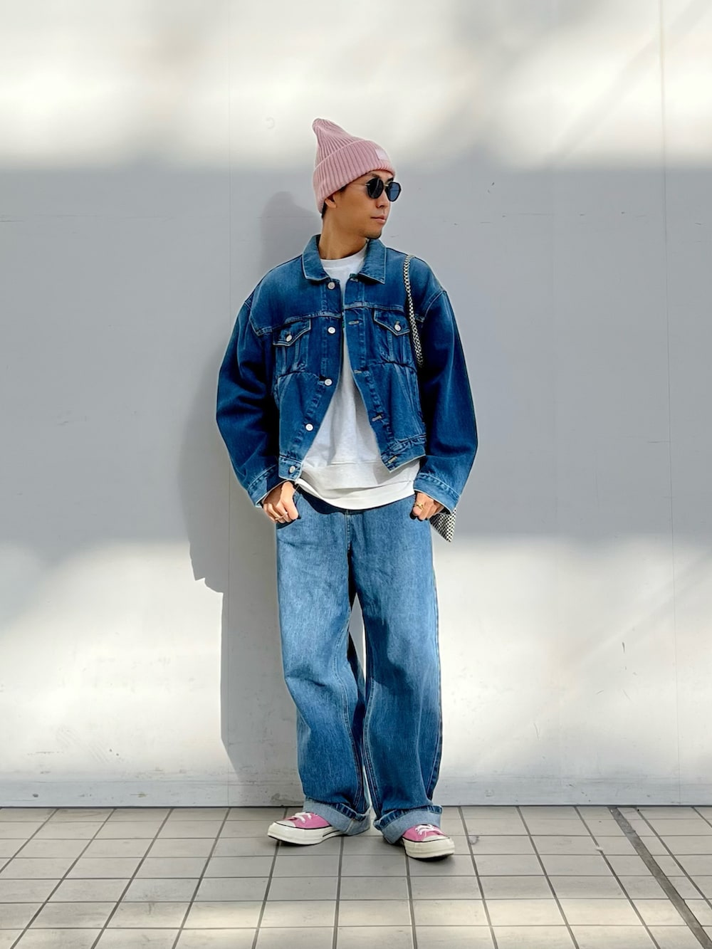 macky☺︎｜BALENCIAGAのデニムジャケットを使った