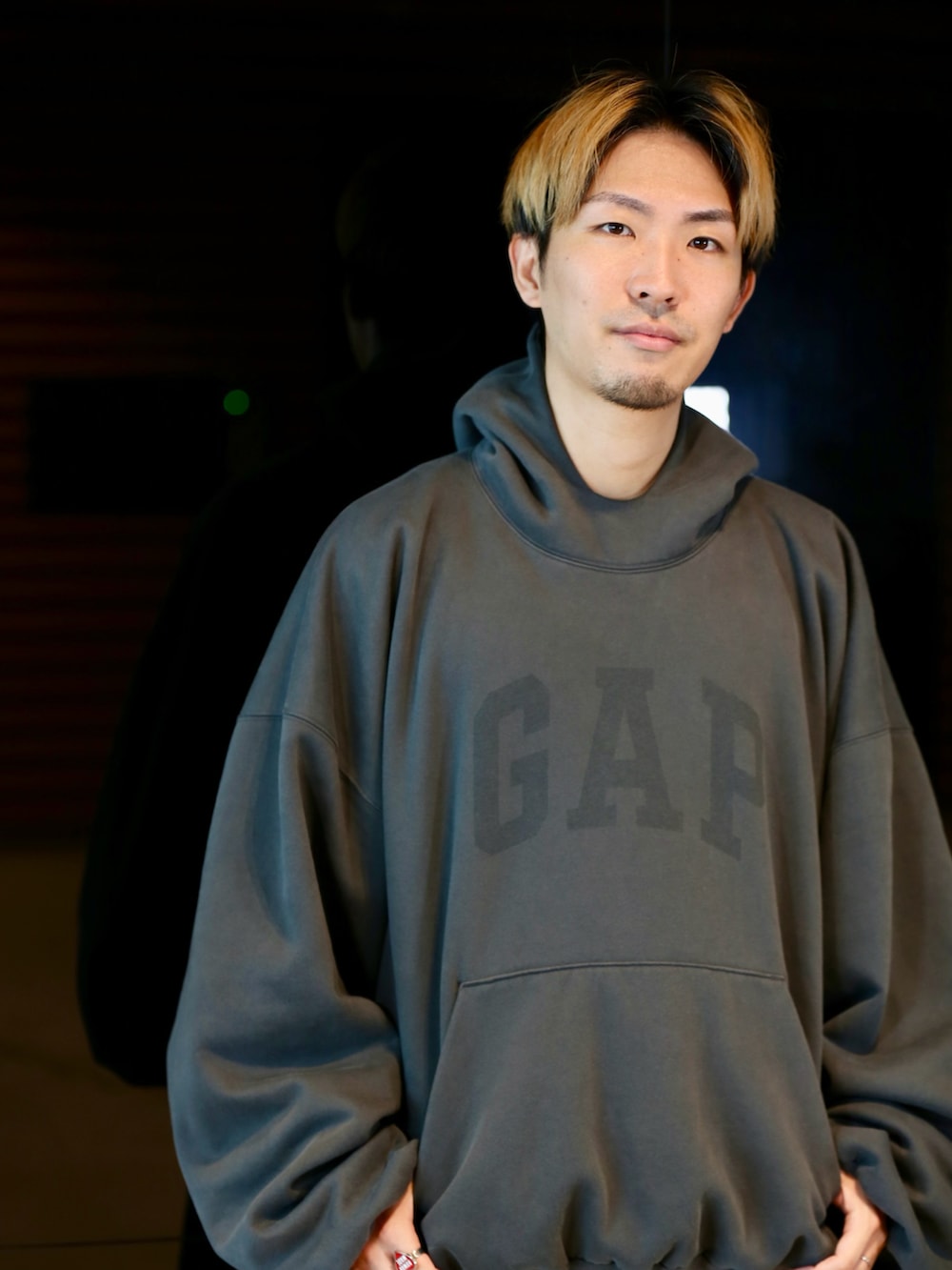 YZY GAP balenciaga グレー XXL パーカー イージーギャップバレンシアガ Yeezy Gap Balenciaga フーディー