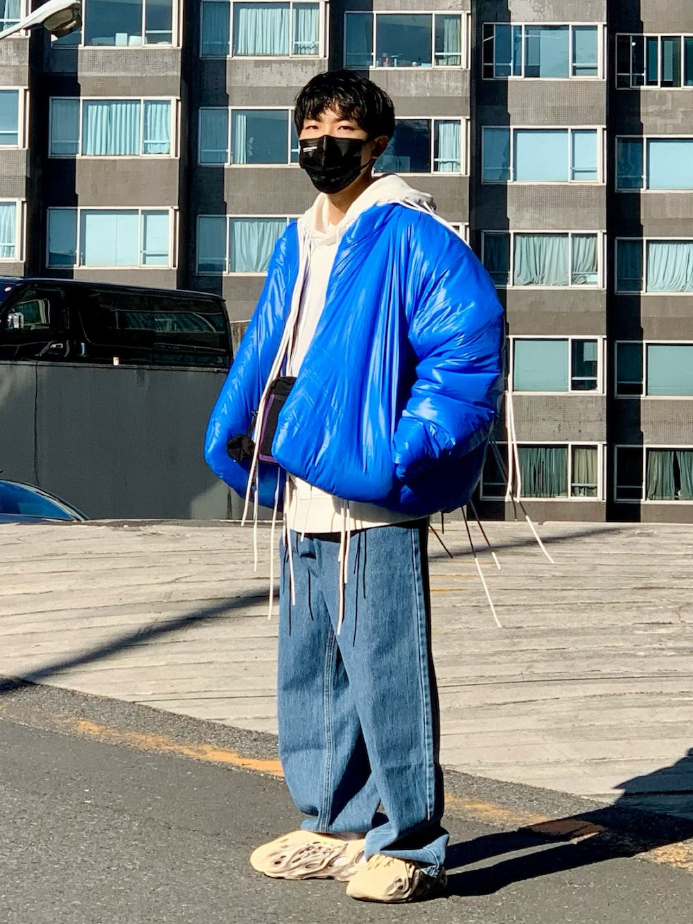 macky☺︎｜YEEZY GAPのダウンジャケット/コートを使った