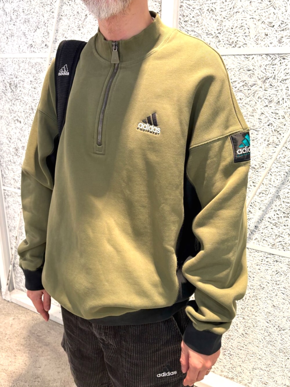 エキップメント ブロックド ハーフジップ、バックパック、エキップ