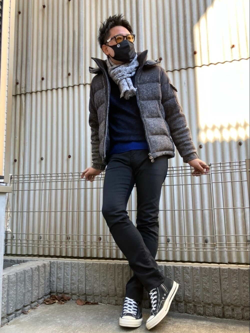 Genki ｜MONCLERのダウンジャケット/コートを使った