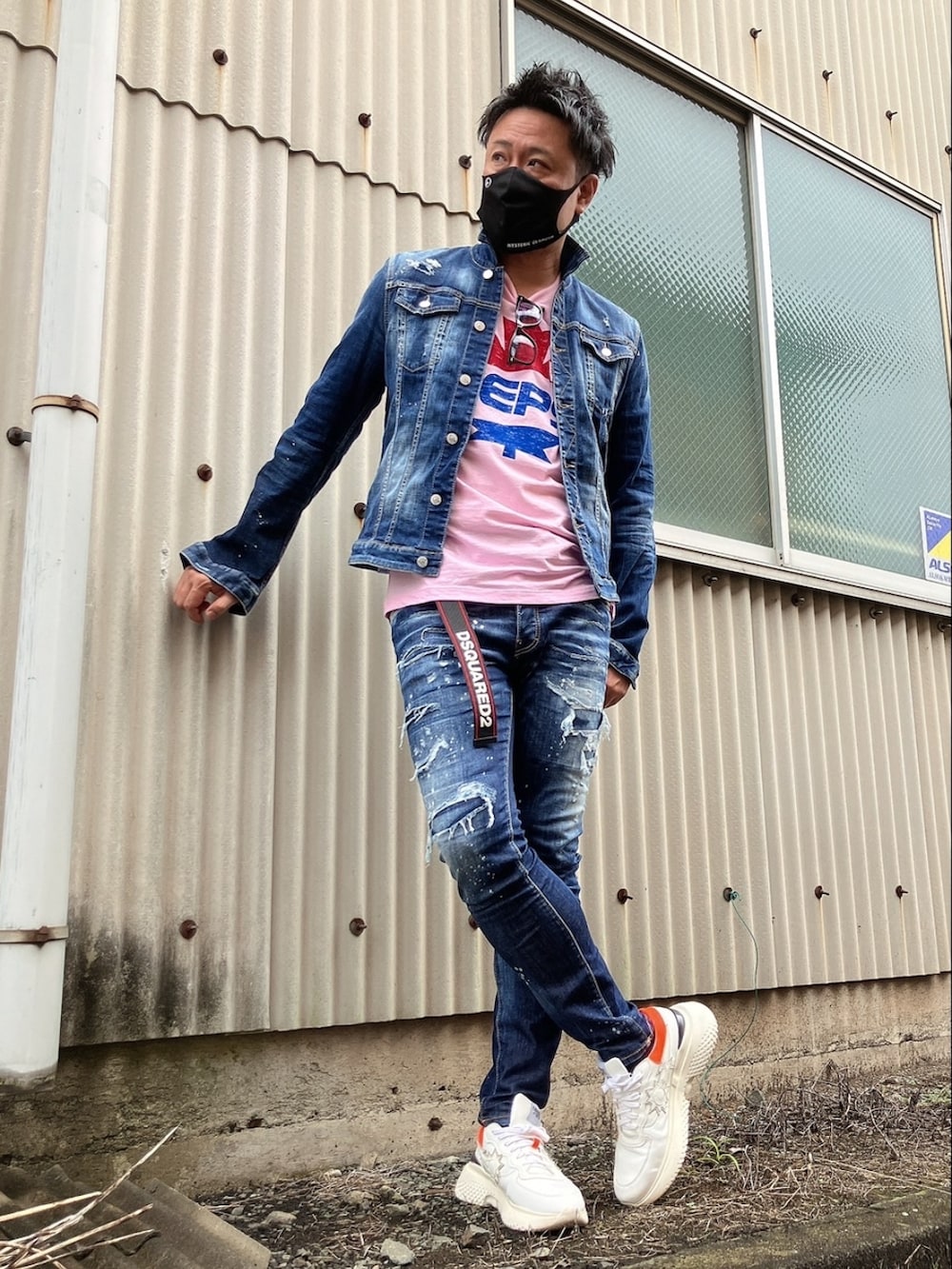 yoh｜DSQUARED2のデニムジャケットを使ったコーディネート - WEAR