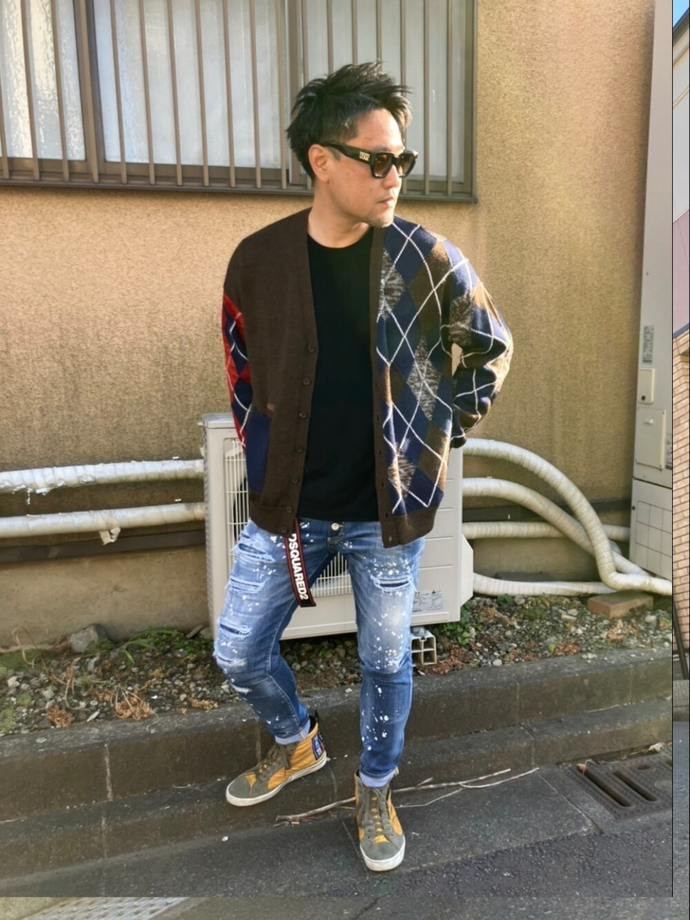 yoh｜DSQUARED2のカーディガン/ボレロを使ったコーディネート - WEAR