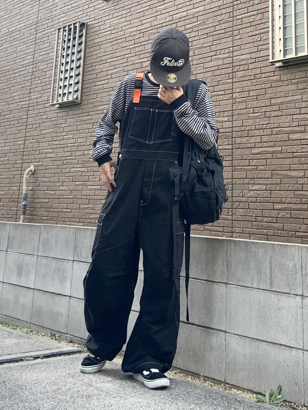 PHOTOCOPIEU フォトコピュー ブラックサロペット オールインワン 38