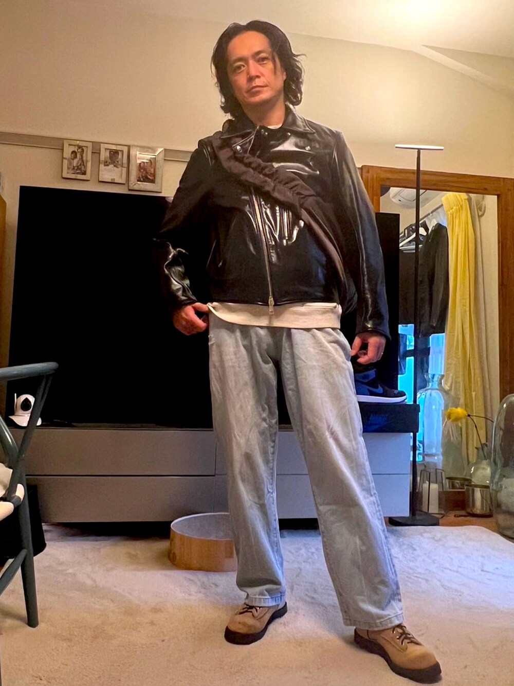 T｜Our Legacyのライダースジャケットを使ったコーディネート - WEAR