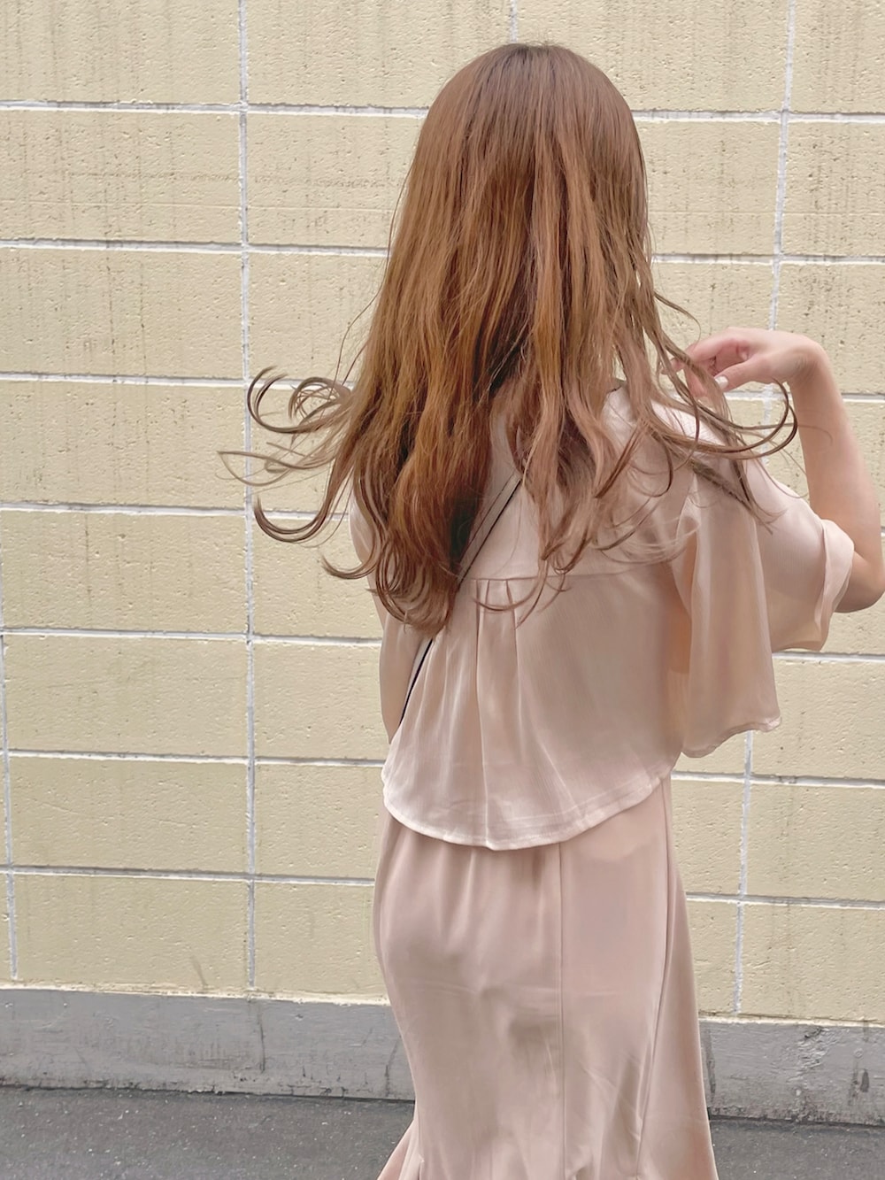 ピンク系のワンピース/ドレス、その他のその他を着用したレディースの夏コーディネートの2枚目の写真