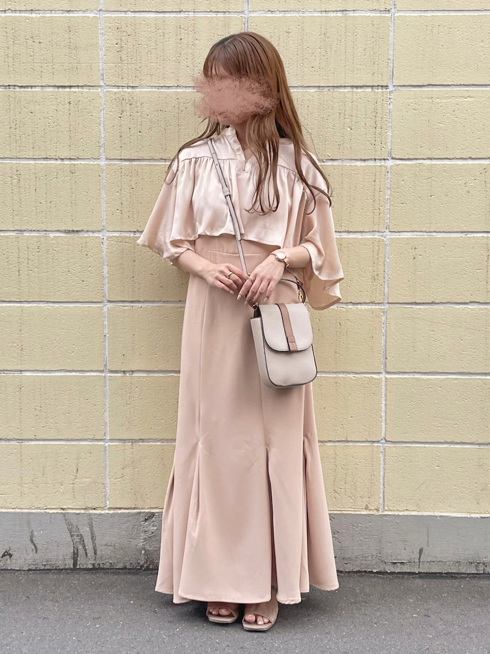 ピンク系のワンピース/ドレス、その他のその他を着用したレディースの夏コーディネートの3枚目の写真