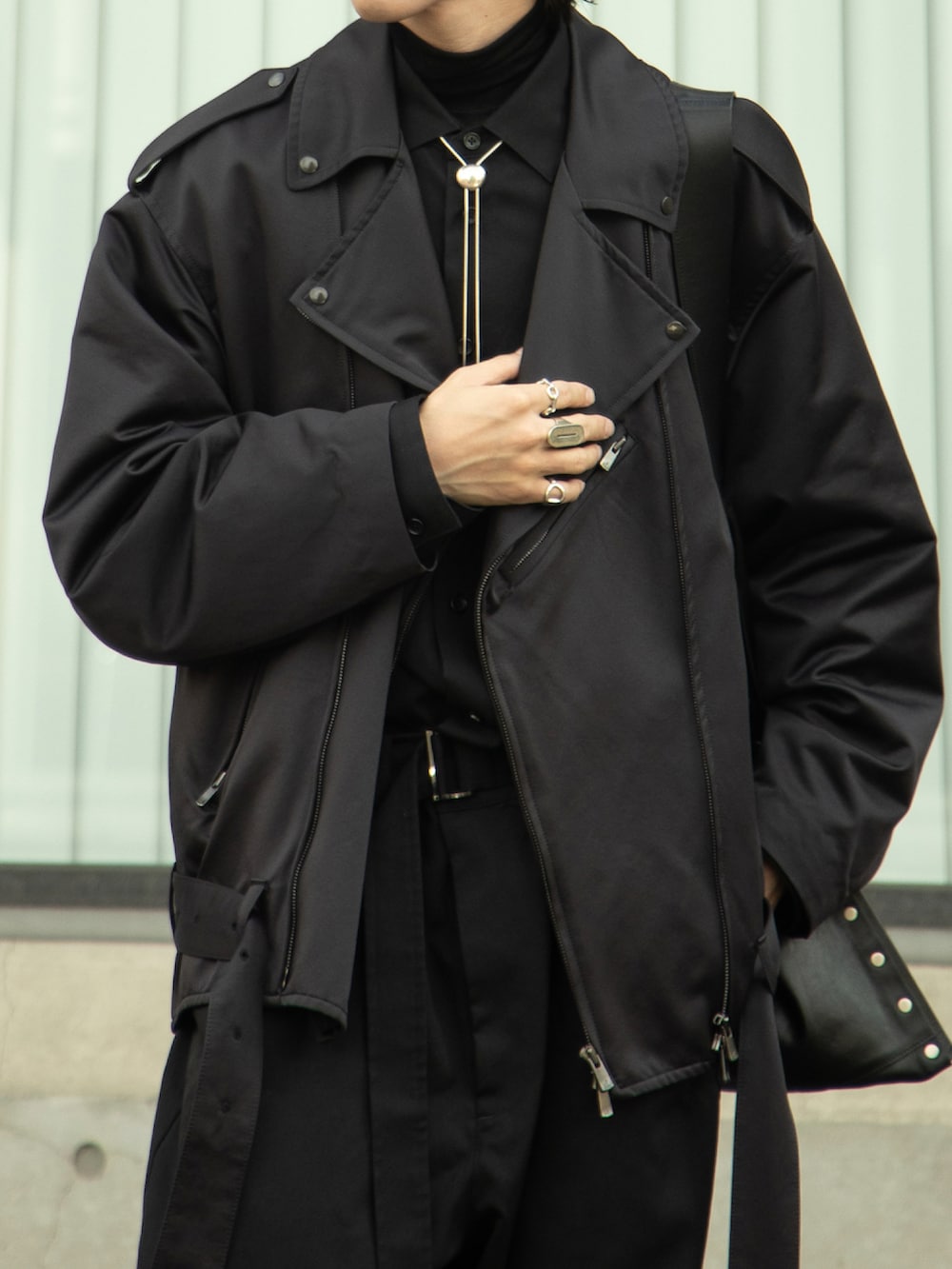 Aoi Sugiyama ｜atoのライダースジャケットを使ったコーディネート - WEAR