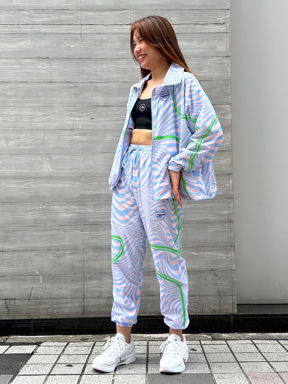 アディダスステラ、マッカートニー、濃紺 スノーボード上下セット