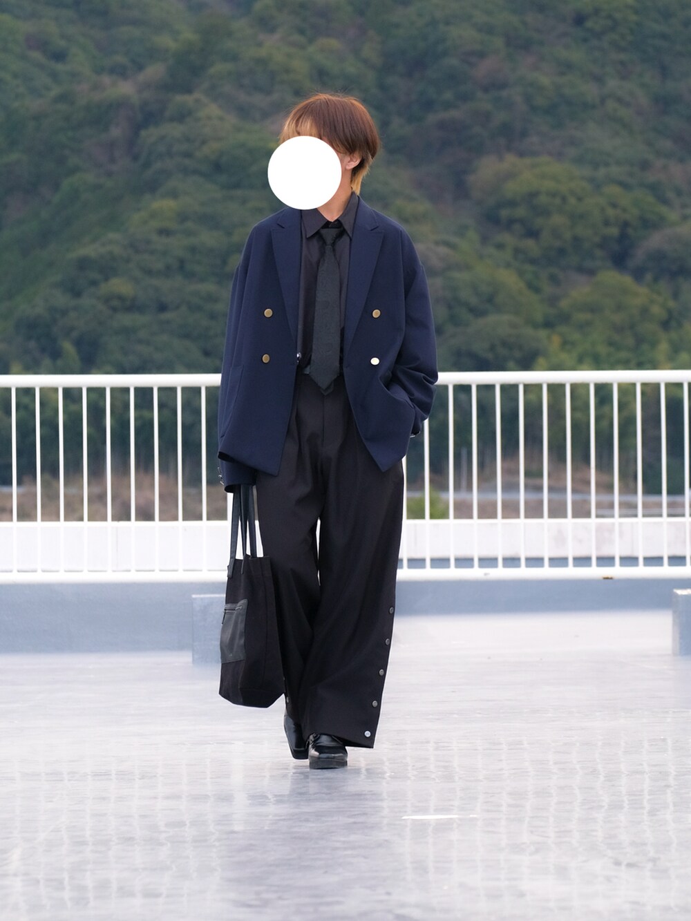 「オトナカジュアル、シャツスタイル、綺麗めコーデ、学生コーデ、おとなコーデ、社会人、今日のコーデ、デート服、デート、低身長コーデ、CLEL、HARE、RAGEBLUE」|「RAGEBLUEのライトPE/ネイビーブレザージャケット(テーラードジャケット、ブルー系)」を使った、だおん。さん(メンズ・162cm)の冬コーディネートの2枚目の写真