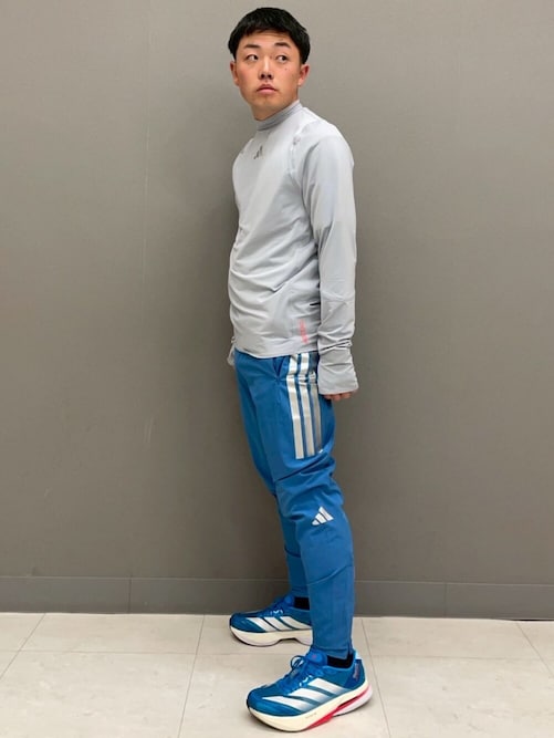  ADIZERO アディダス 駅伝 ランニング ウェア パンツセット アディゼロ 駅伝 ランニング長袖Tシャツ、アディゼロ 駅伝 ランニング