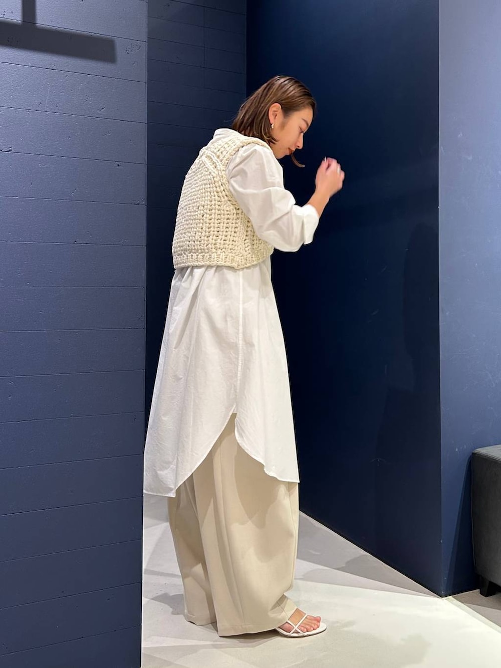 Curensology(カレンソロジー)/＜&RC＞ワッシャーバンドカラーシャツを