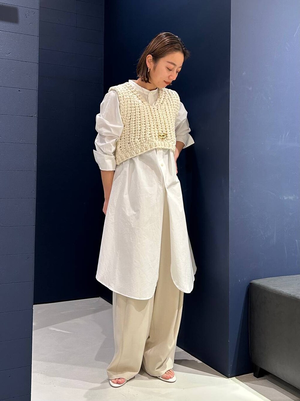 Curensology(カレンソロジー)/＜&RC＞ワッシャーバンドカラーシャツを