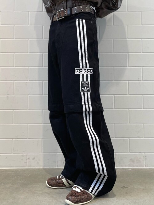 アディダス オリジナルス Athletic Dept ビンテージ合成皮革ジャケット
